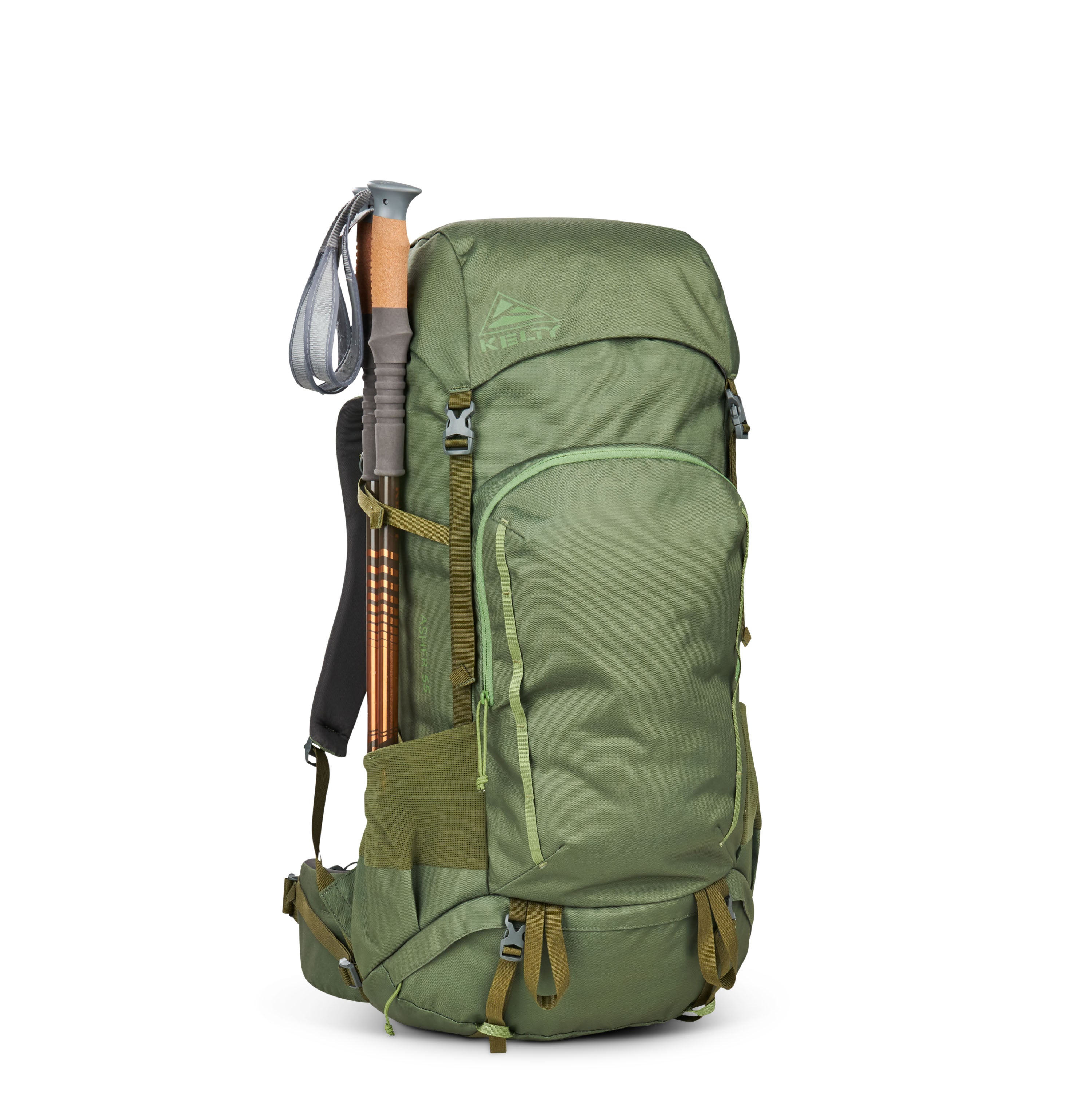 Kelty Asher 55L Backpack Bag - Winter Moss - Image 2