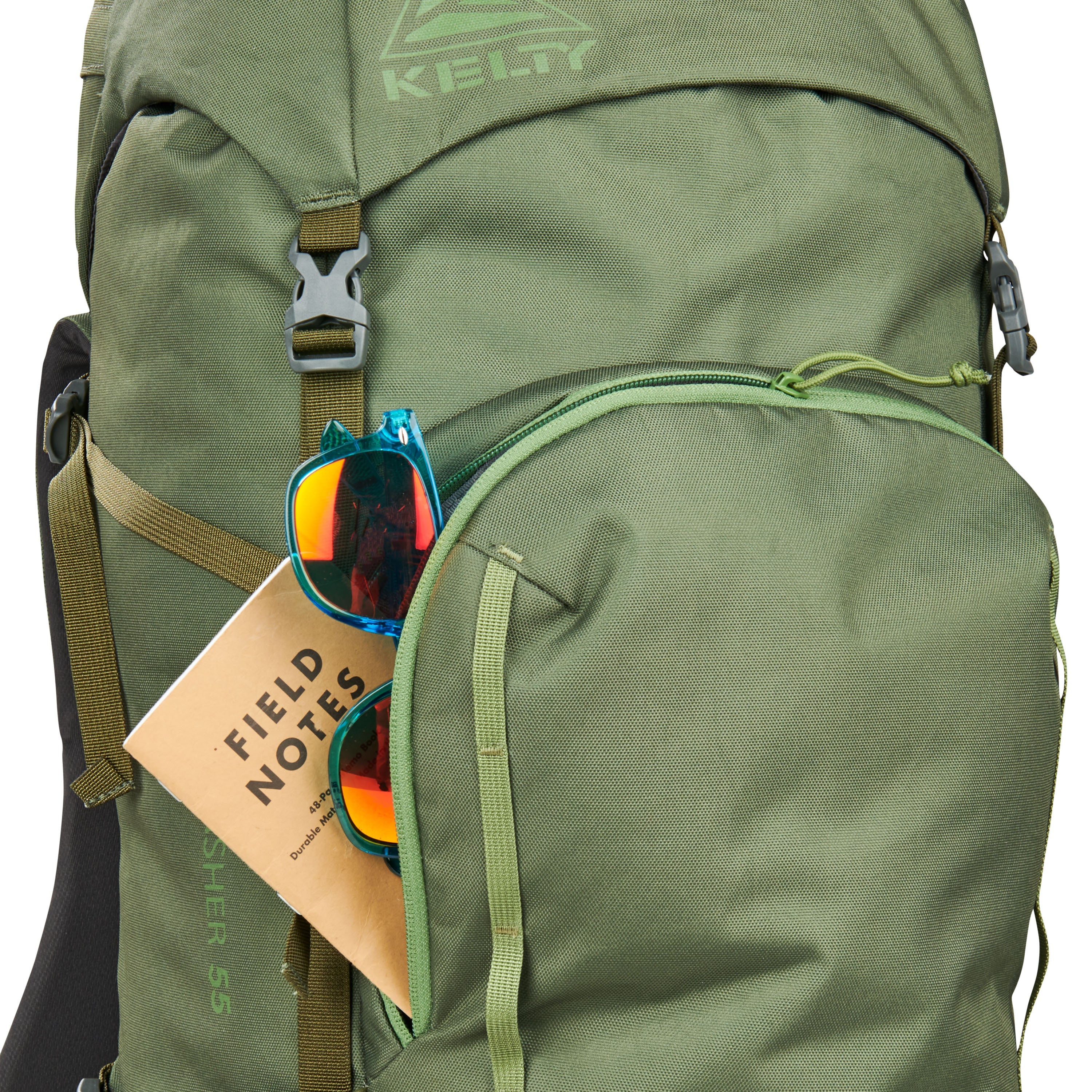 Kelty Asher 55L Backpack Bag - Winter Moss - Image 6