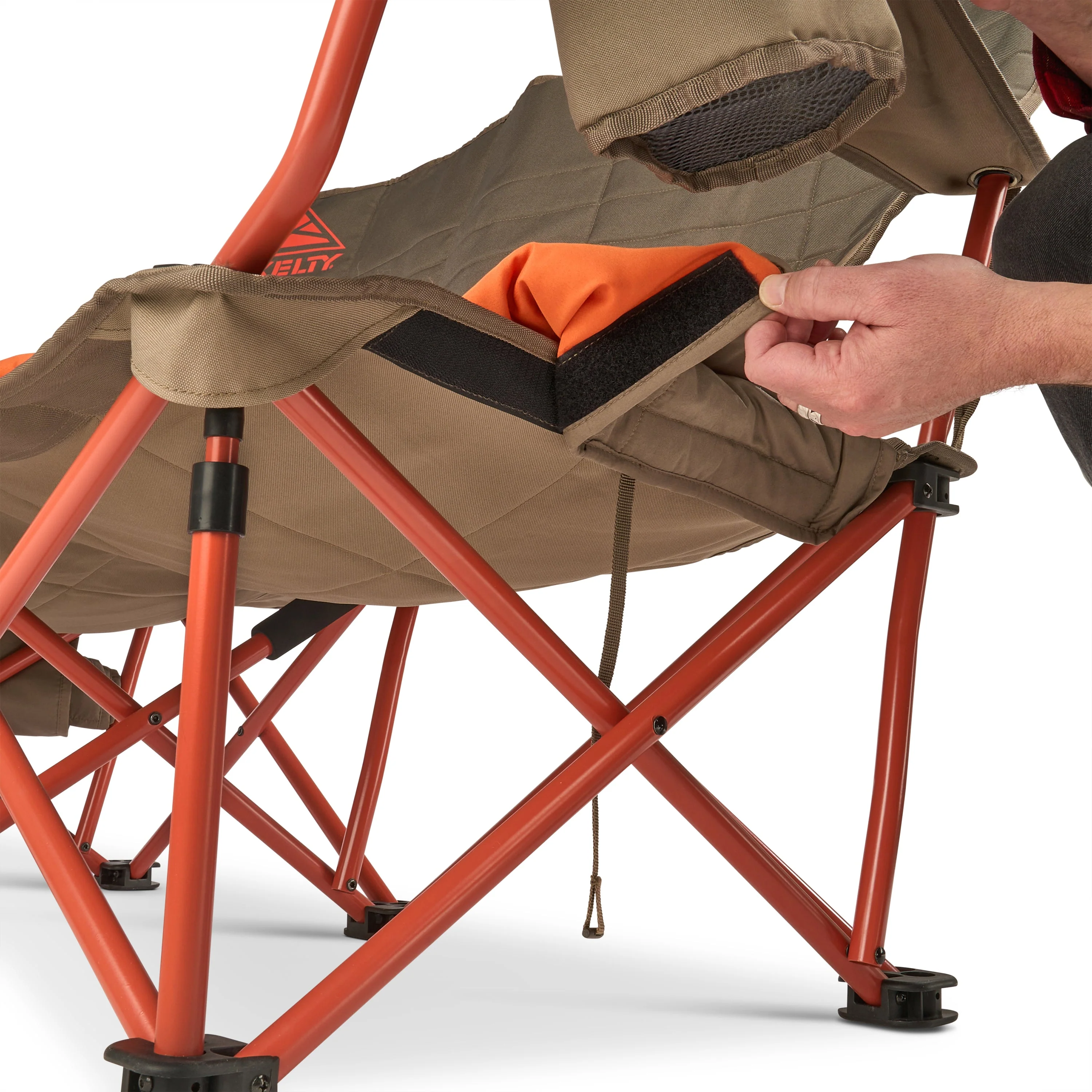 Kelty Low-Loveseat Double Camping Chair - Nest Bungee Cord/Beluga - Image 2