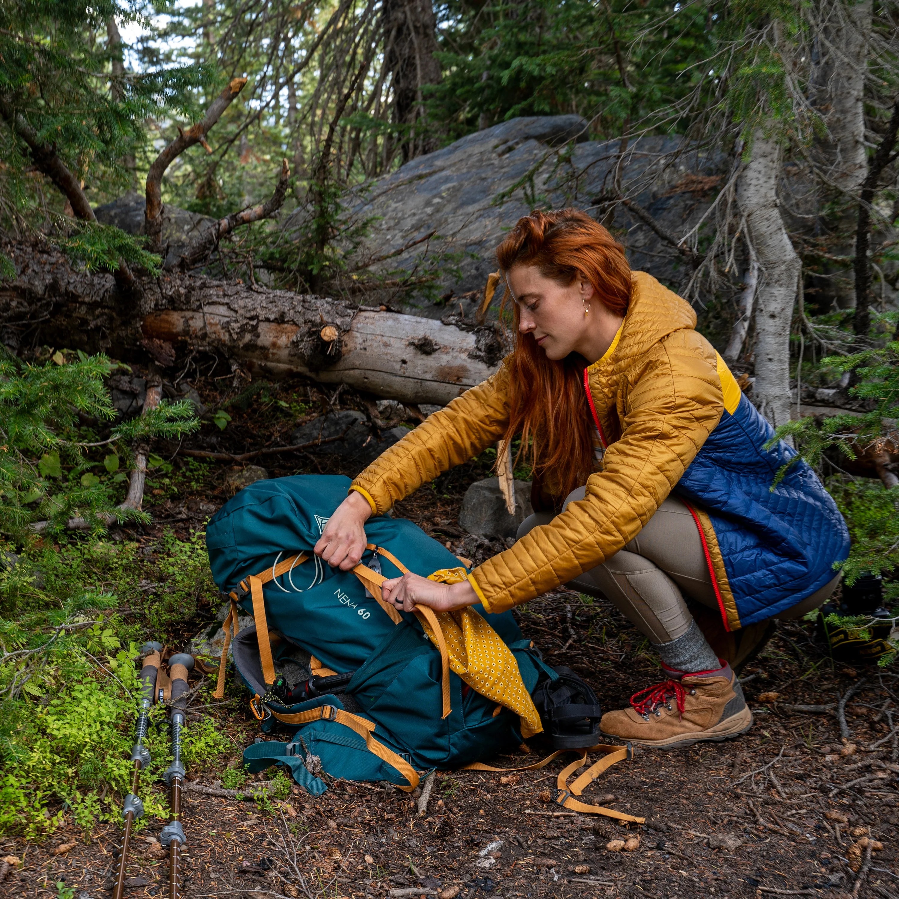 Kelty Nena 60L Backpack Bag - Deep Teal - Image 6