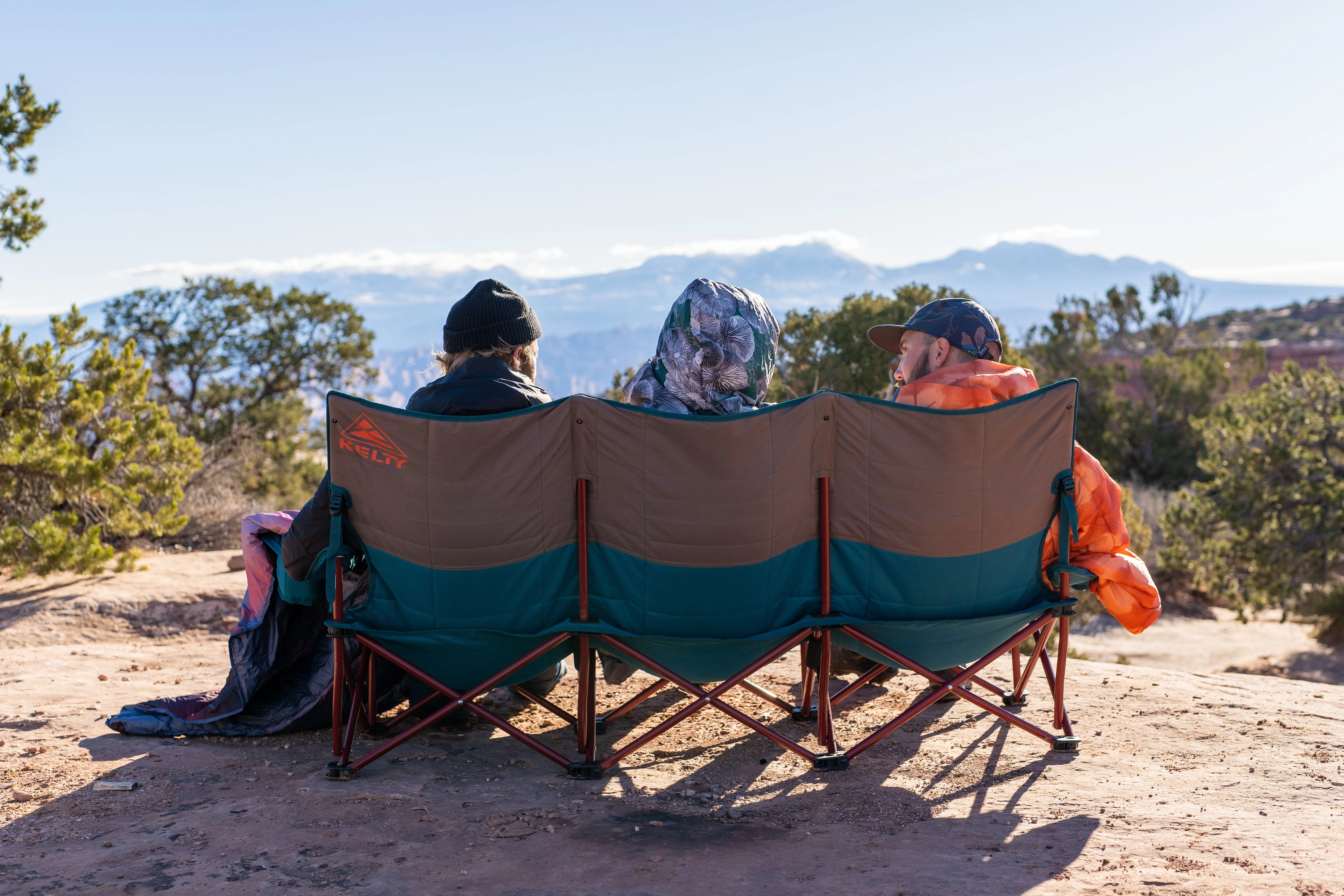 Kelty Three Seater Lowdown Couch - Deep Lake/Fallen Rock - Image 3