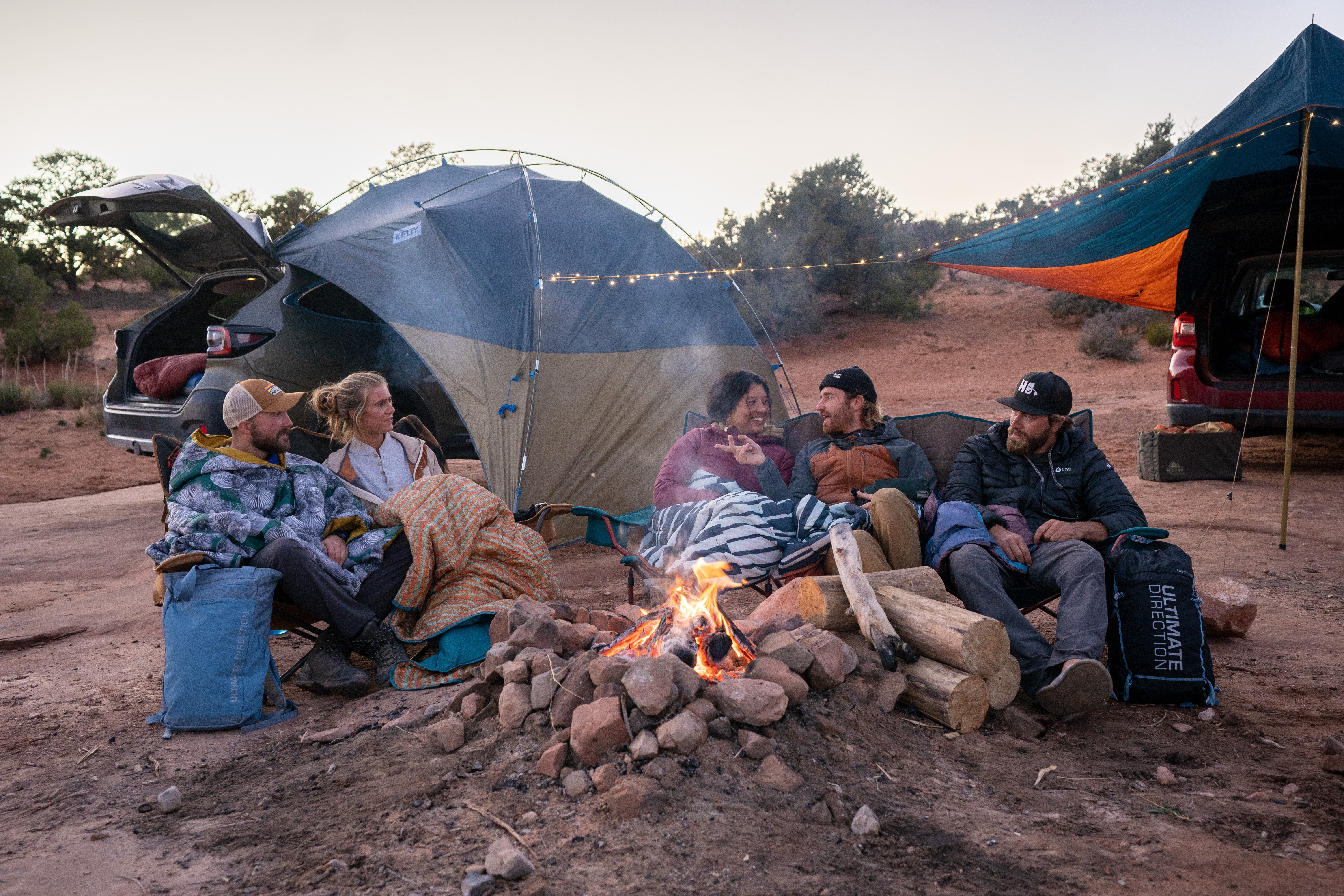 Kelty Three Seater Lowdown Couch - Deep Lake/Fallen Rock - Image 9