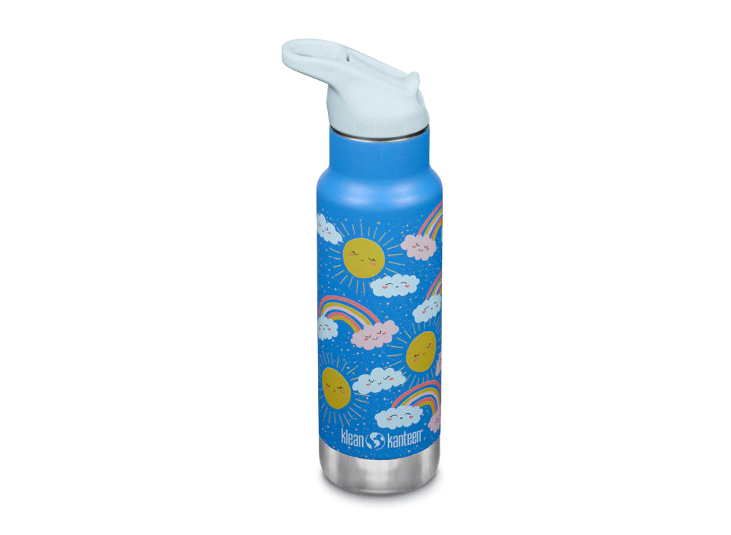 Klean Kanteen 355ml Classic Kid's Insulated Water Bottle with Flip Seal Sport Cap - Image 3