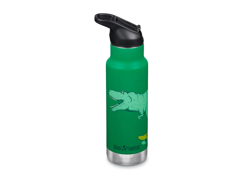 Klean Kanteen 355ml Classic Kid's Insulated Water Bottle with Flip Seal Sport Cap - Image 4