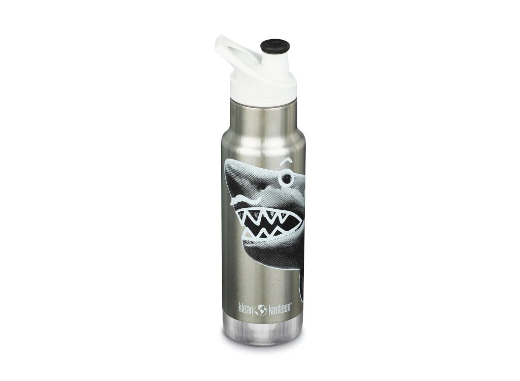 Klean Kanteen 355ml Classic Kid's Insulated Water Bottle with Sport Cap