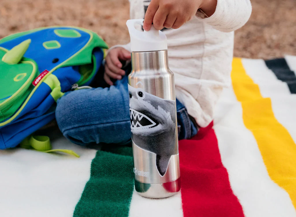 Klean Kanteen 355ml Classic Kid's Insulated Water Bottle with Sport Cap - Image 4