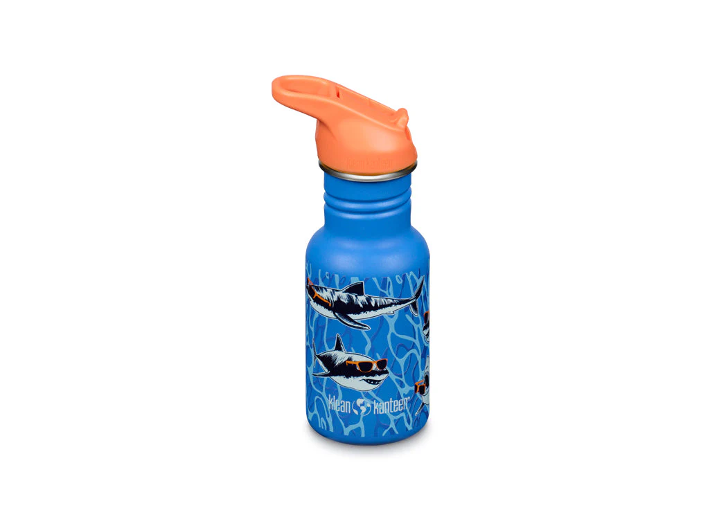 Klean Kanteen 355ml Classic Kid's Water Bottle with Flip Seal Sport Cap - Image 2
