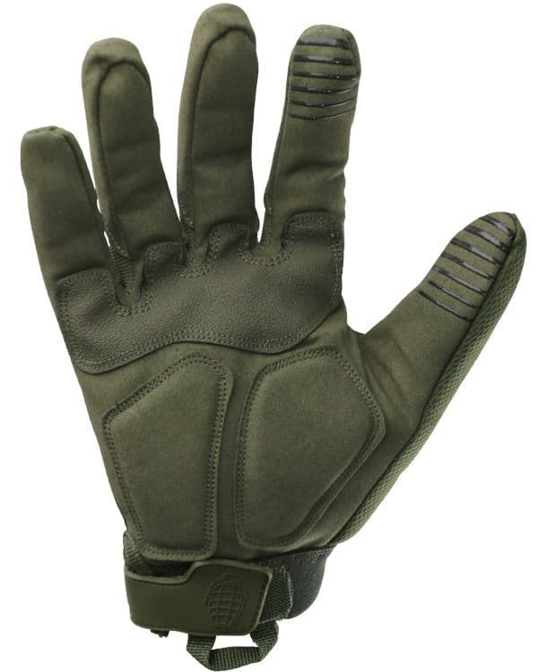 Kombat UK Alpha Tactical Gloves - Olive - Image 2