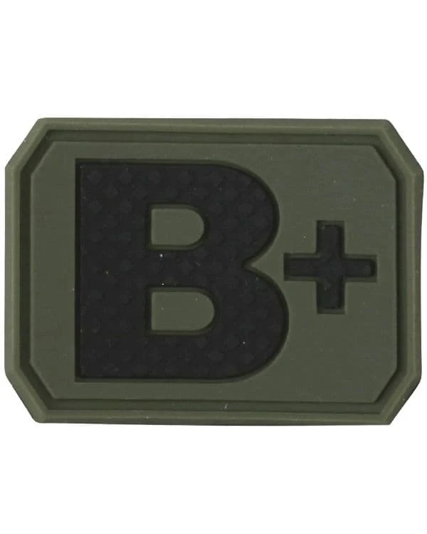Kombat UK Blood Group Patch - B Positive