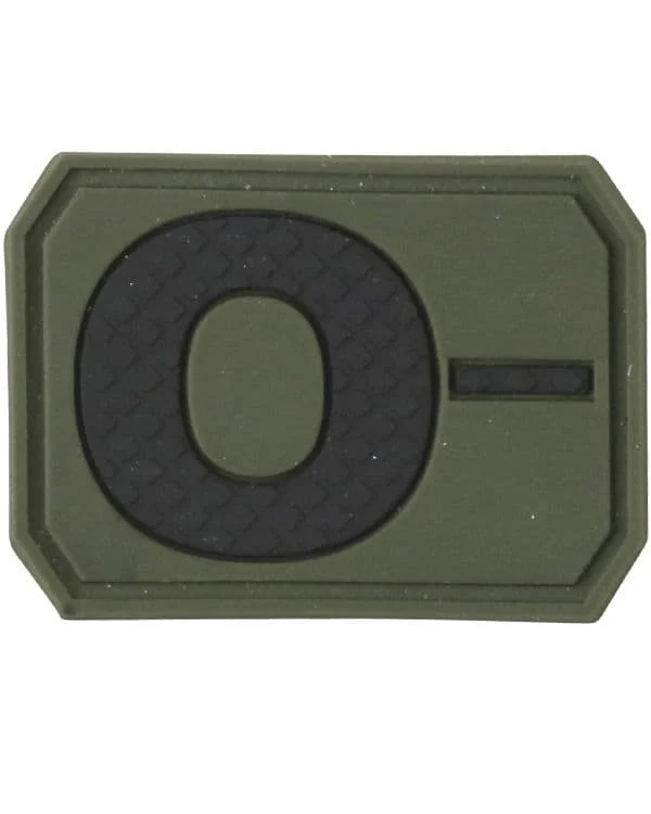 Kombat UK Blood Group Patch - O Negative