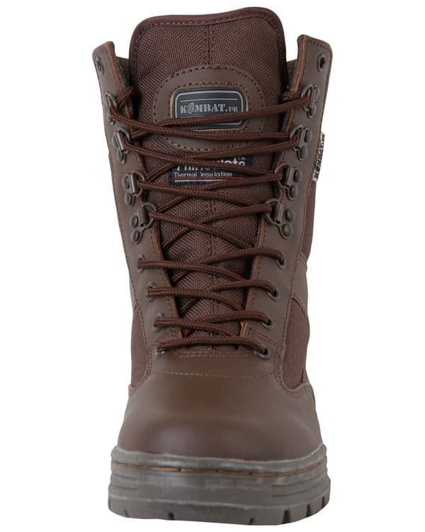 Kombat UK Brown Patrol Boots - Half Leather With Thinsulate Lining - Image 3