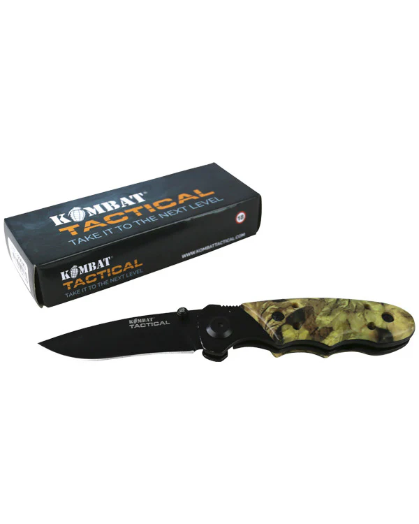 Kombat UK Camo Mini KW531-35CABK Folding Lock Knife - Image 4