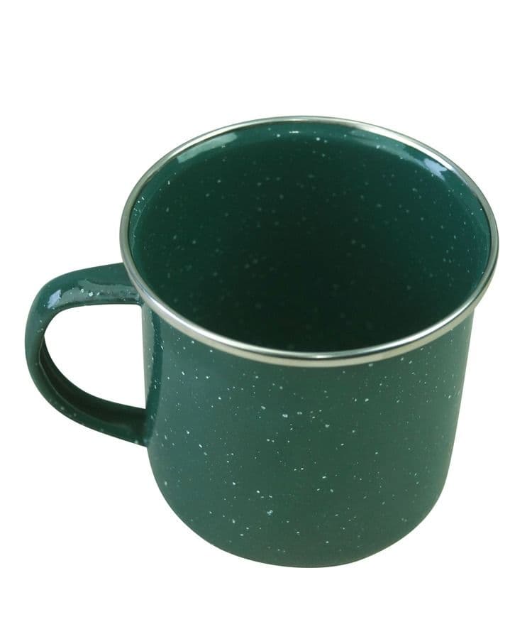 Kombat UK Deluxe Enamel Mug - Green - Image 2