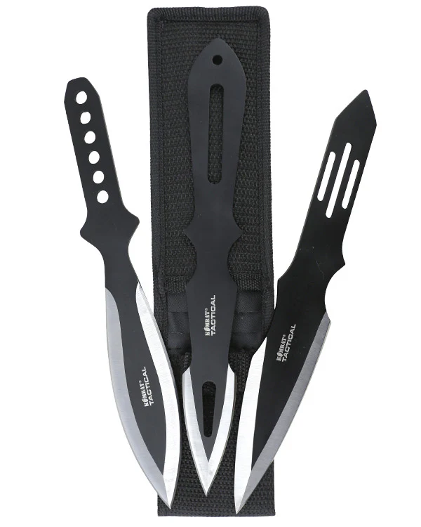 Kombat UK Deluxe TK270-90-3BKA Triple Throwing Knife Set - Image 2
