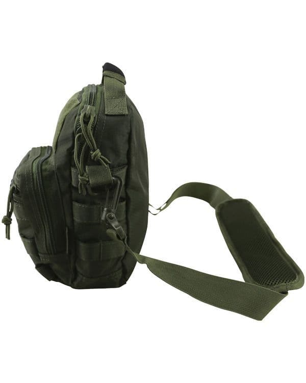 Kombat UK Hex-Stop Explorer Shoulder Bag - Olive Green - Image 3
