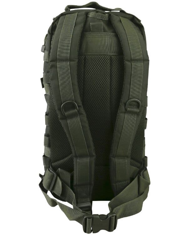 Kombat UK Hex-Stop Small Molle Assault Pack In Olive Green - Image 4