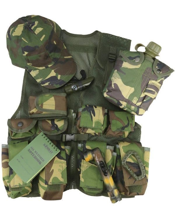 Kombat UK Kids Adventure Vest Set - DPM - Image 2