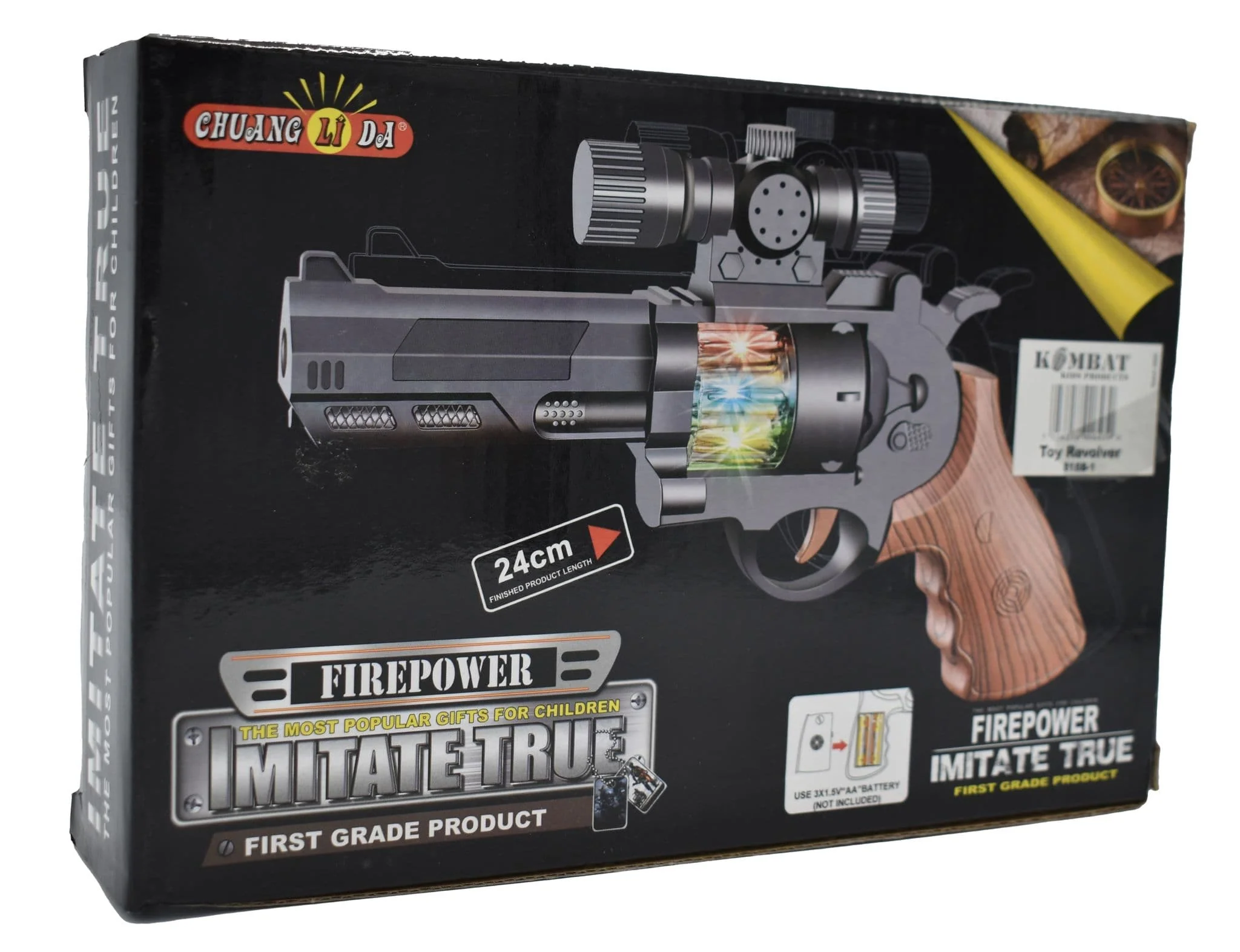 Kombat UK Kids Toy Revolver Gun - Image 4