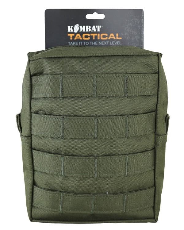 Kombat UK Large Molle Utility Pouch - Olive Green - Image 4