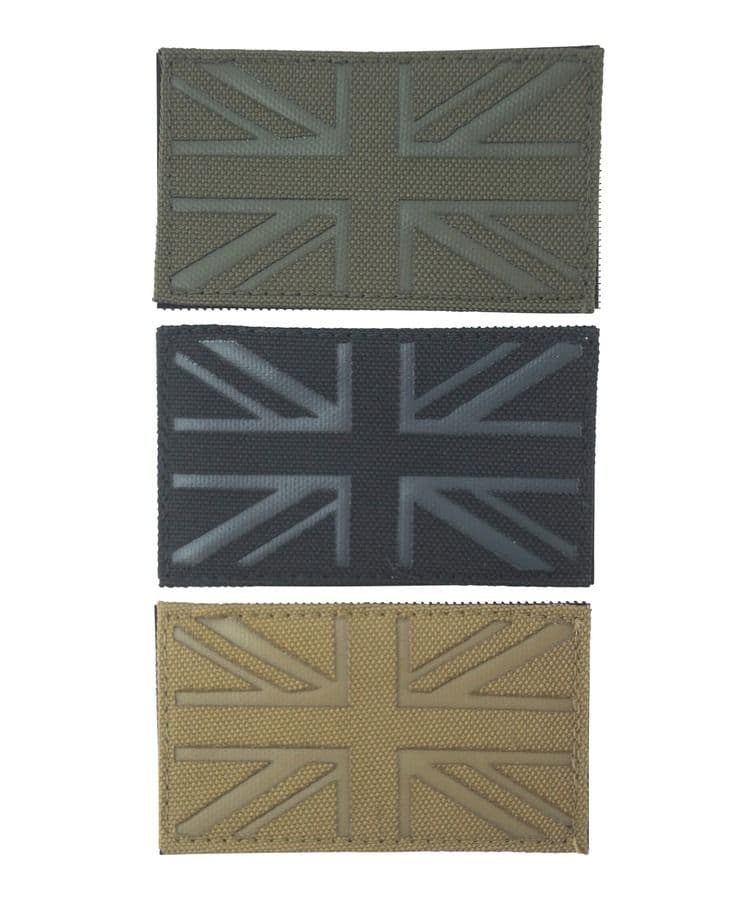 Kombat UK Laser Cut Patch Set - Black And Grey - Image 2