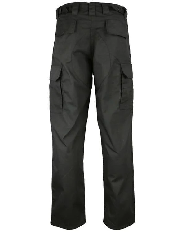 Kombat UK M65 BDU Ripstop Trousers in Black - Image 4