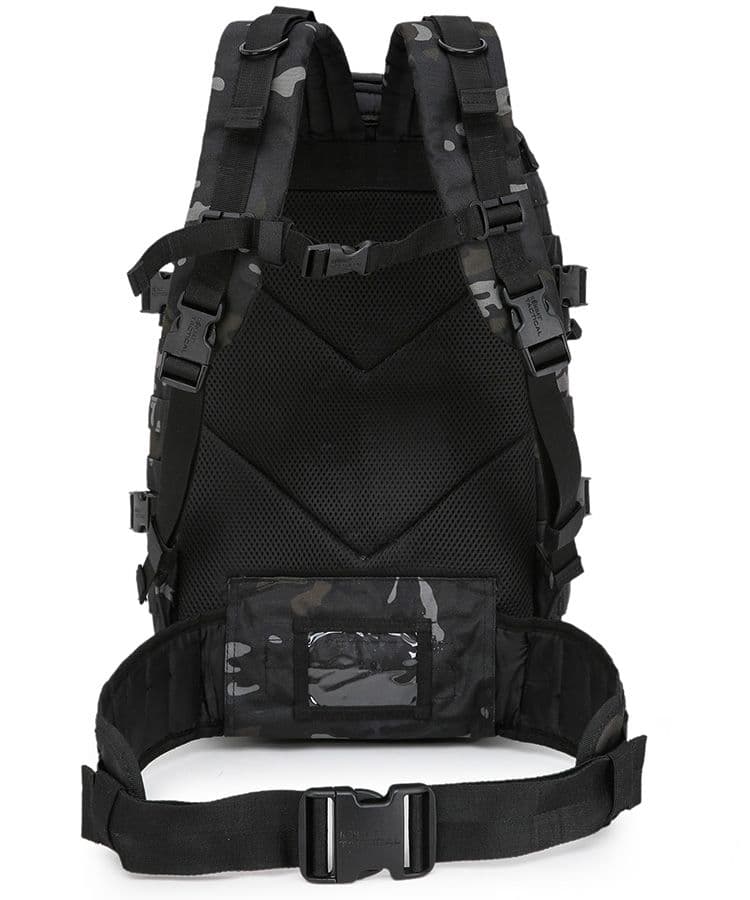 Kombat UK Medium Molle Assault Pack - 40 Litre Capacity, BTP Black - Image 4