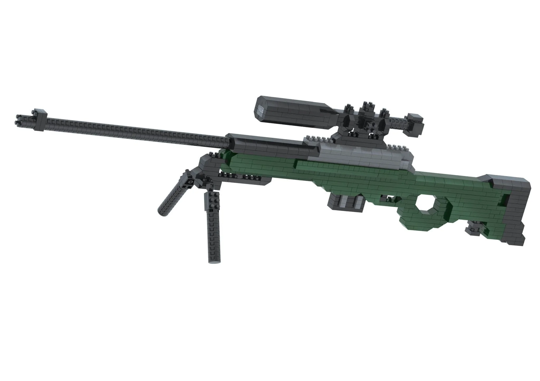 Kombat UK Mini Block Set - Sniper Rifle - Kids Toy Gun