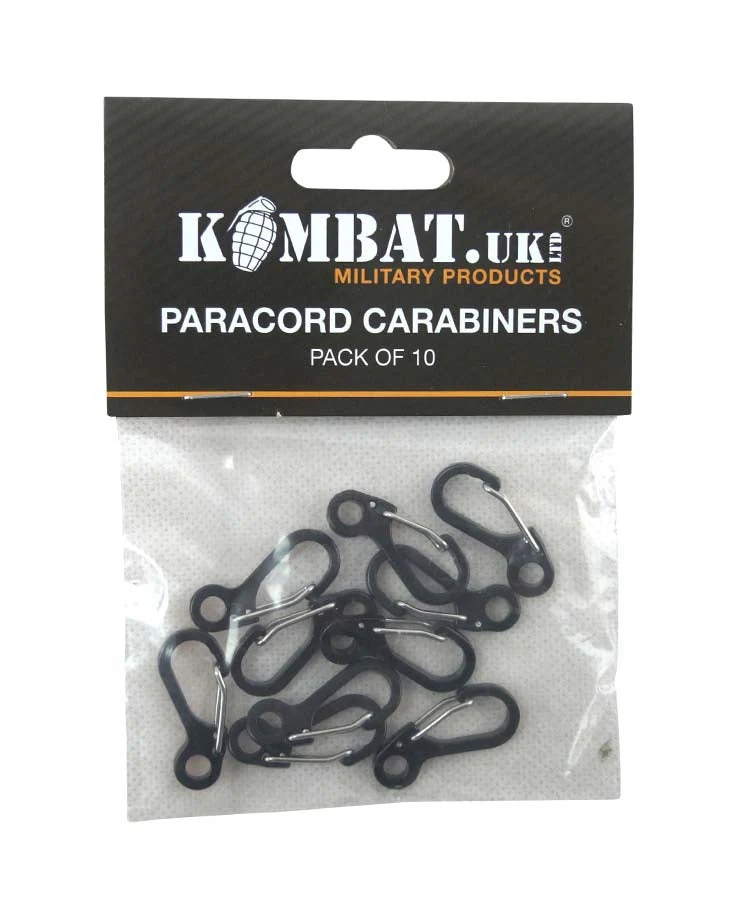 Kombat UK Paracord Carabiners Metal - Black - Image 3