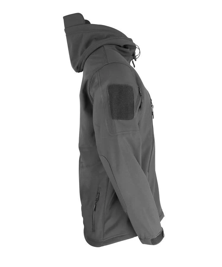 Kombat UK Patriot Tactical Soft Shell Jacket in Gunmetal Grey - Image 3