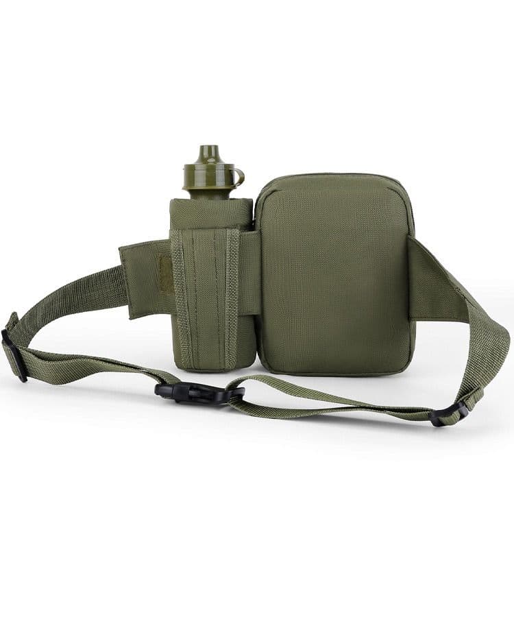 Kombat UK Pioneer Waist Bag With Bottle Holder - Olive Green - Image 3