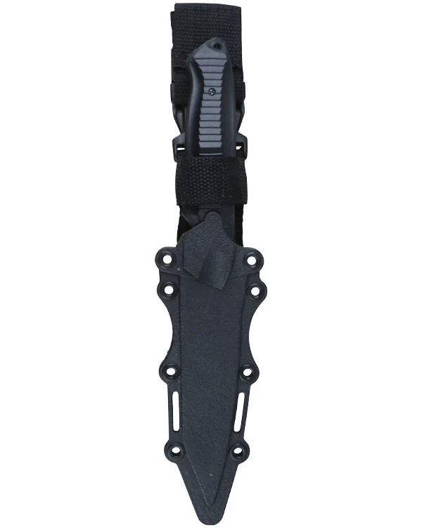 Kombat UK Airsoft Tanto Plastic Fixed Blade Dummy Knife - Black - Image 3