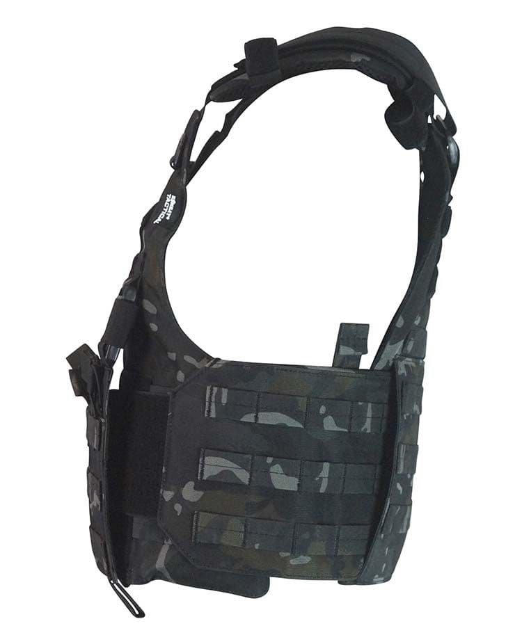 Kombat UK Raider Buckle-Tek Plate Carrier Vest - BTP Black - Image 2