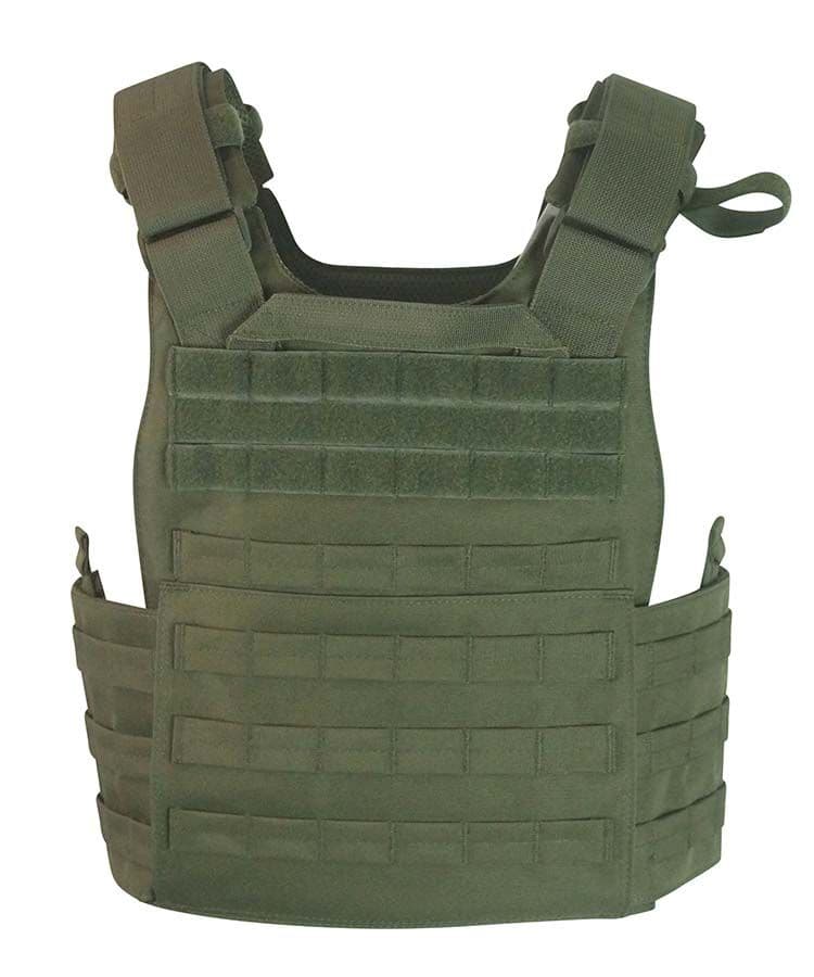 Kombat UK Raider Buckle-Tek Plate Carrier Vest - Olive - Image 3