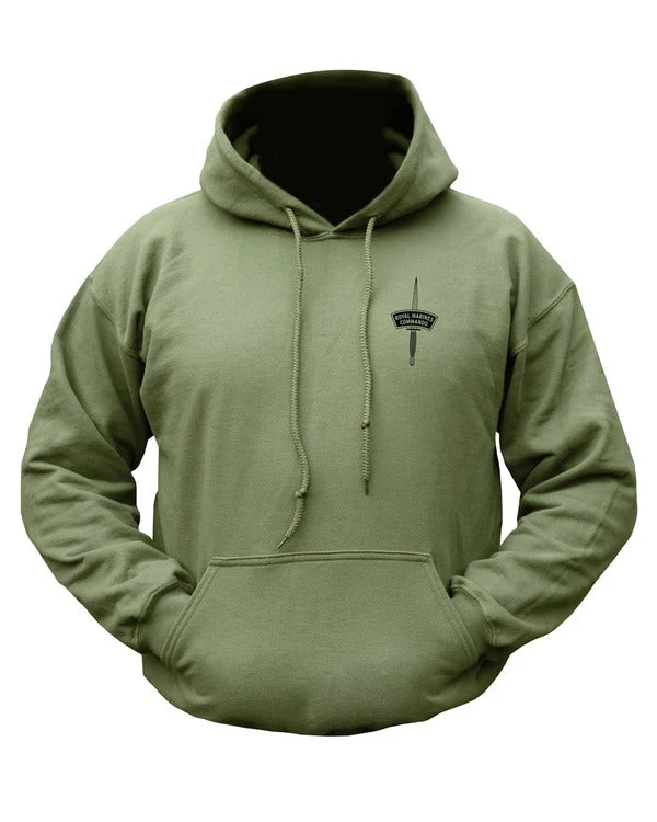 Kombat UK Royal Marines Commando Hoodie - Olive Green