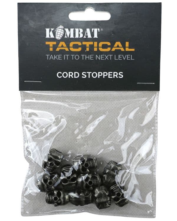 Kombat UK Skull Cord Stoppers Set - Silver - Image 4