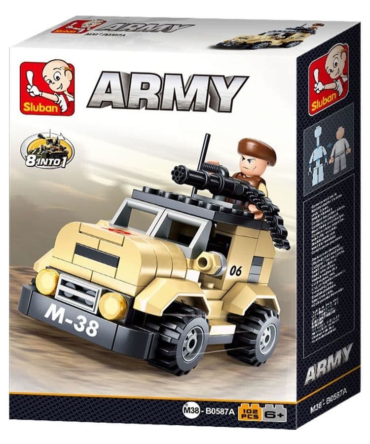 Kombat UK Sluban Army Patrol Car Model Kit - B0587A - Image 2