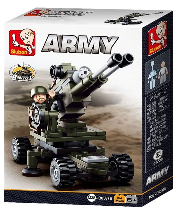Kombat UK Sluban Artillery Building Blocks Set - B0587E - Image 2