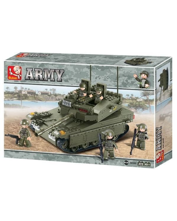 Kombat UK Sluban Battle Tank Building Blocks Set - B0305 - Image 2