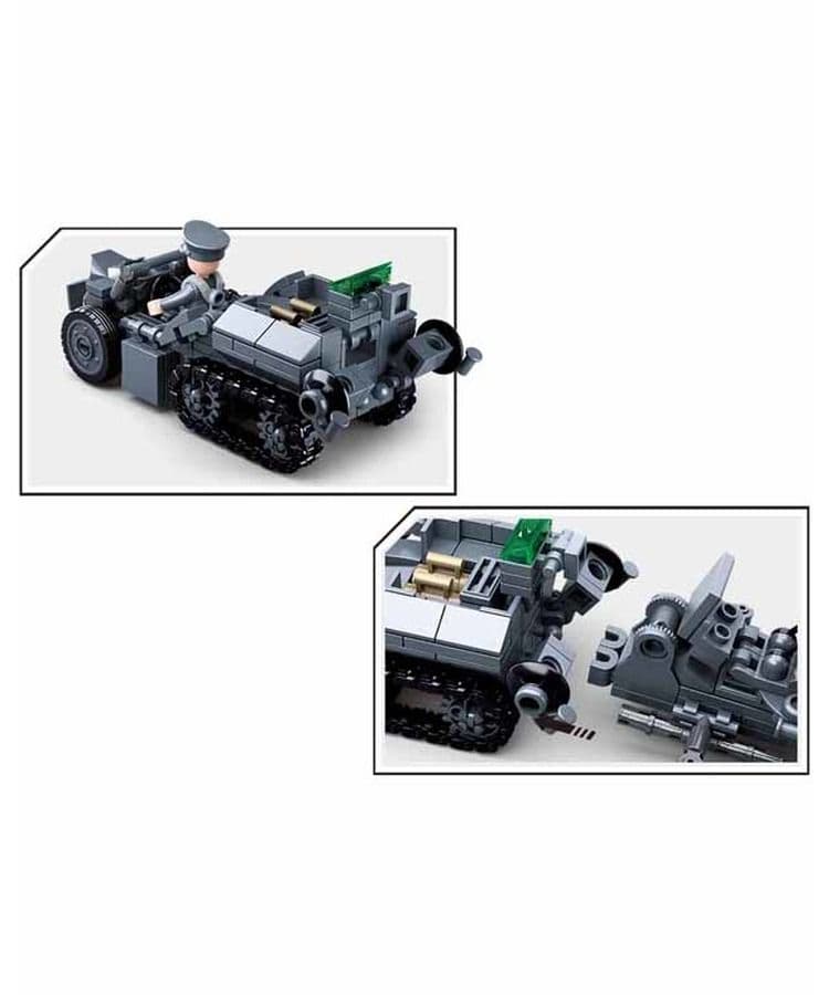 Kombat UK Sluban German 4 into 1 Building Block Set - B0681 - Image 3