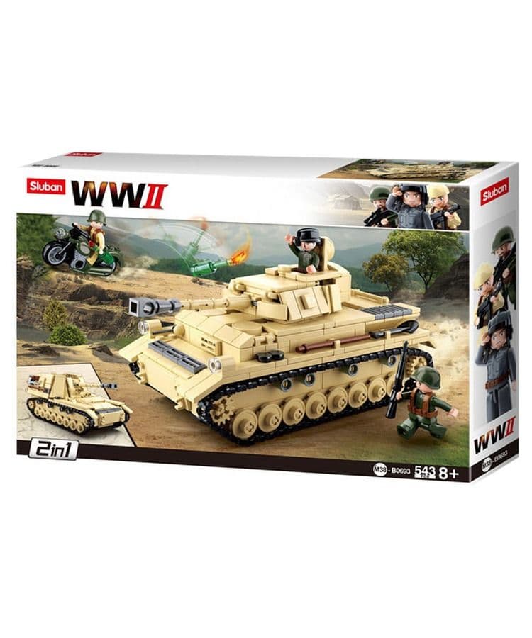 Kombat UK Sluban WWII German Tank Model Kit - B0693 - Image 2