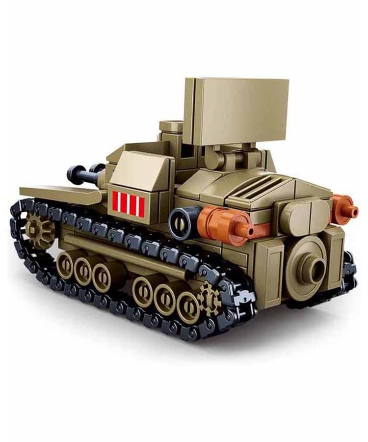 Kombat UK Sluban Small Italian Tank Model Kit - B0709 - Image 3