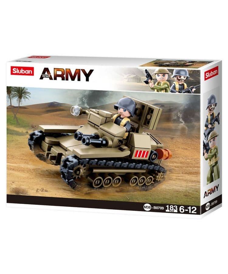 Kombat UK Sluban Small Italian Tank Model Kit - B0709 - Image 4