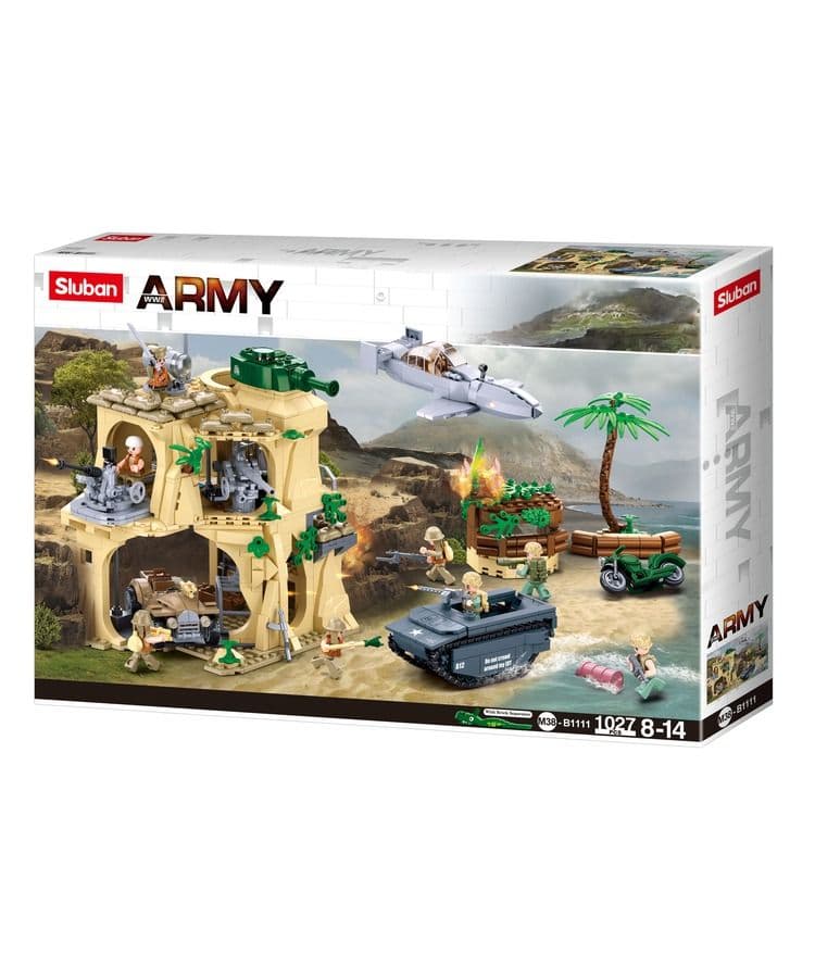 Kombat UK Sluban Battle of the Pacific Building Blocks Set - B1111 - Image 3