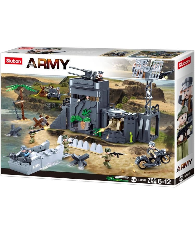 Kombat UK Sluban Bunker Battle Scene Building Block Set - B0861 - Image 2