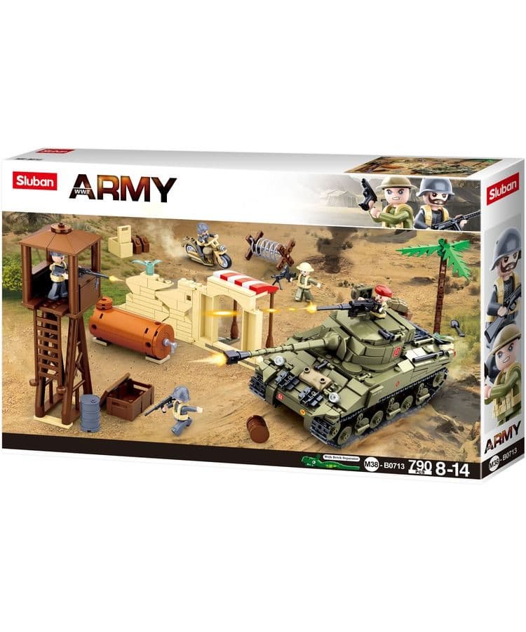 Kombat UK Sluban Battlefield Building Blocks Set - B0713 - Image 4