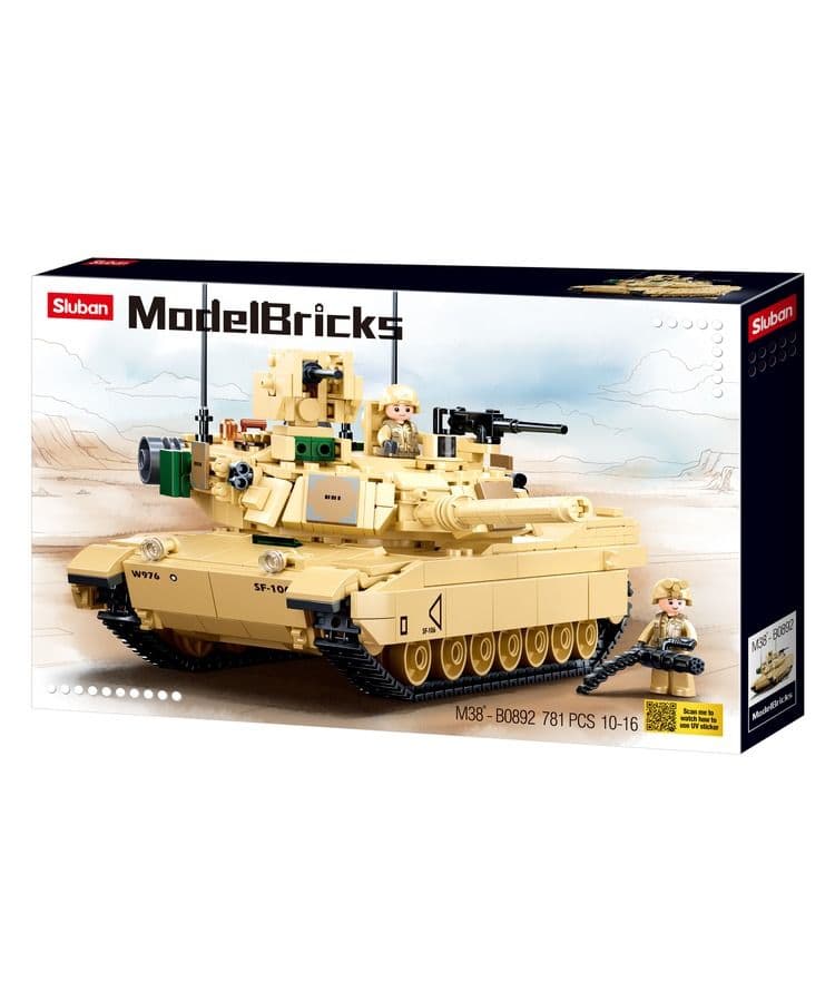 Kombat UK Sluban M1 ABRAMS Building Blocks Set - B0892 - Image 4