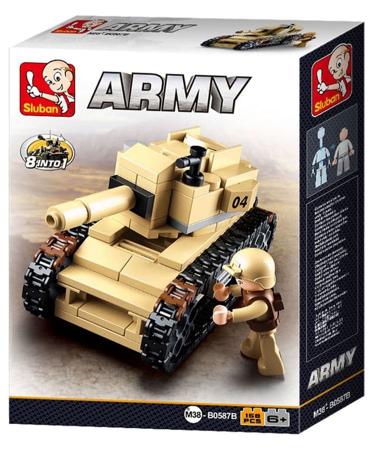 Kombat UK Sluban Building Blocks Tank Toy Set - B0587B - Image 2