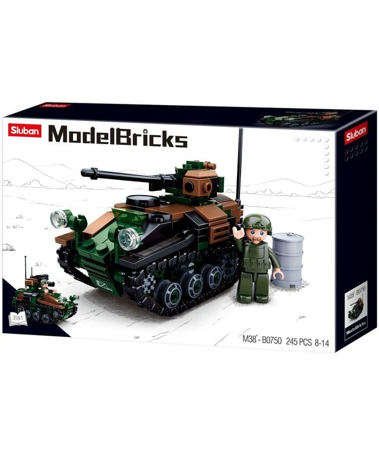 Kombat UK Sluban Small Tank Building Brick Set - B0750 - Image 2