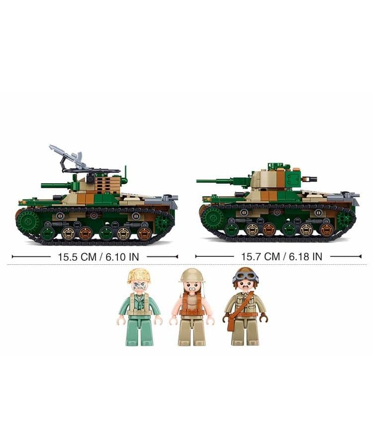 Kombat UK Sluban Type 97 Tank - Building Block Set - B1107 - Image 2