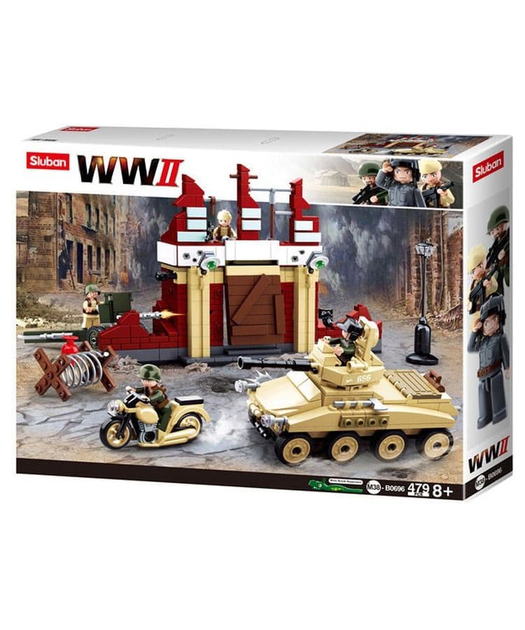 Kombat UK Sluban WWII Battle of Stalingrad Building Blocks Set - B0696 - Image 2